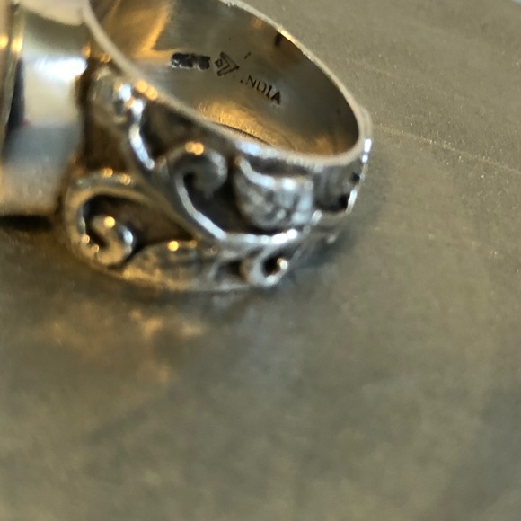 Silpada Retired Bamboo Coral Ring - Sz. 8 left. - Picture 4 of 5